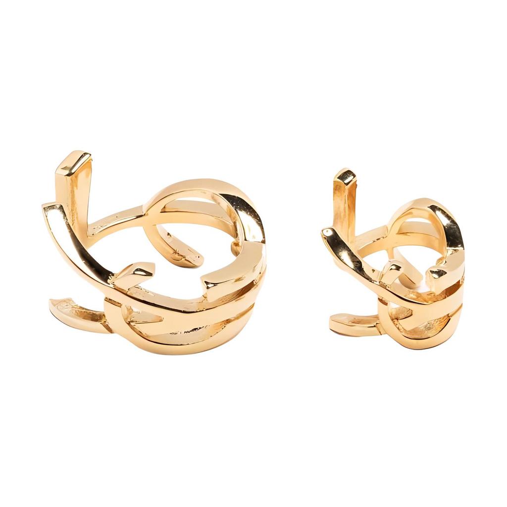 Saint Laurent Elegant Metal Stud Earrings Women earrings Gold 689898Y1500-8030