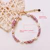 Directly supplied, new style freshwater pearl bracelet, featuring a purple Baroque design and fashionable pearl jewelry