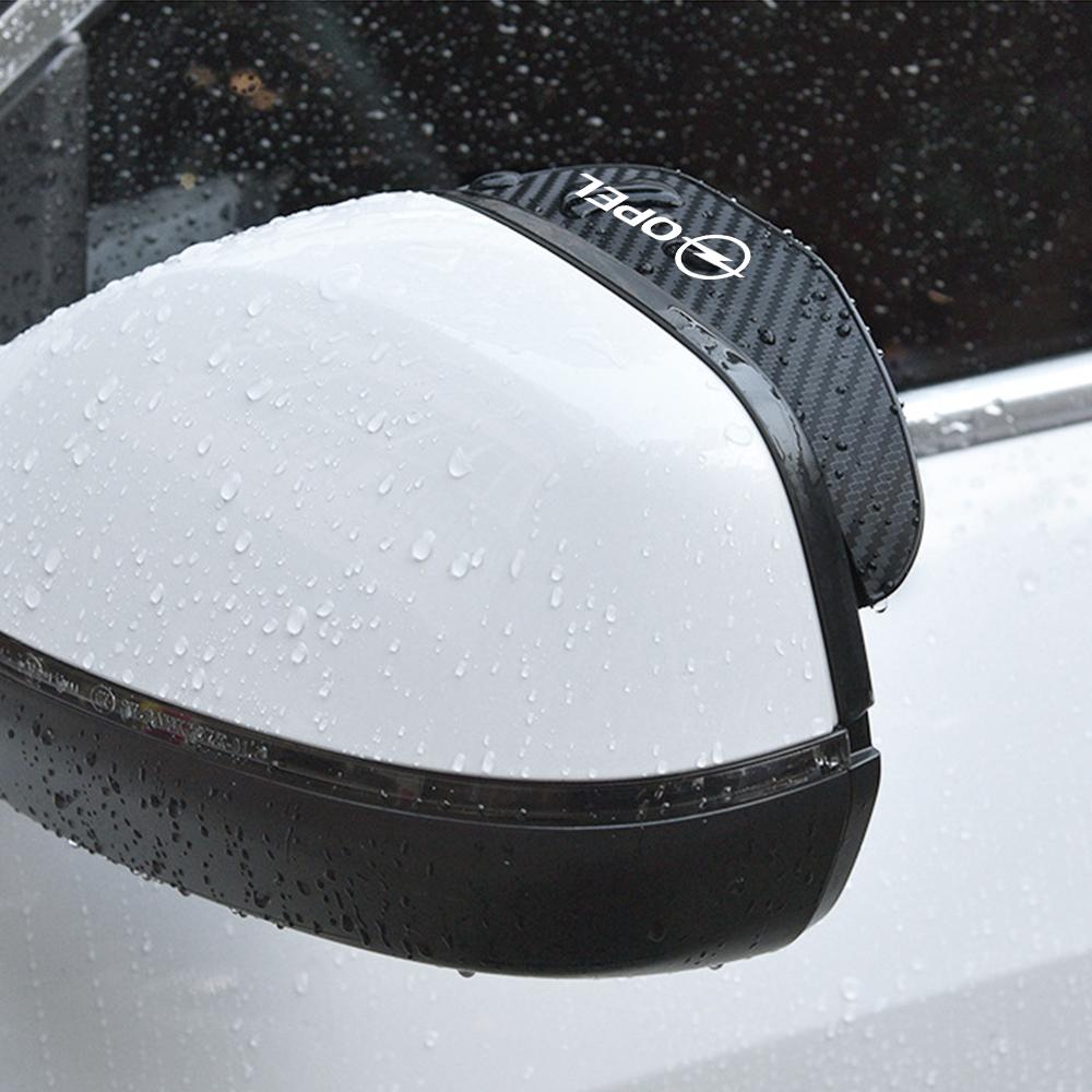 AAAYR1 Soft car rearview mirror Yuqing carbon fiber sticker auto parts modification For Opel Astra H G J Insignia Mokka Zafira Corsa