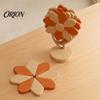 Space Saving Kitchen Organizers Sunflower Trivets for Hot Dishes, Heat Resistant Beech Wood Pot Holder, Proof Mats Dutch Ovens Decorative Tree