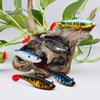 Attractive Fishhook Fishing Lure Soft Baits Simulation Silicone Swimbait 8cm/9.5g Bionic Bait Reusable Freshwater & Vivid Saltwater Artificial T-Tail