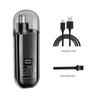 Men’s Electric Nose Ear Hair Trimmer USB Rechargeable Clipper Portable Mini Fast Charging Grooming Tool