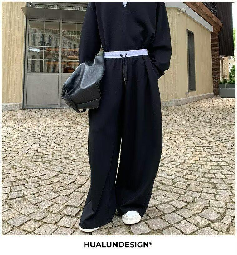 Men's Autumn Japanese Two-Piece Look Hoodie: High-Quality, Loose-Fit, Casual, Fashionable Top