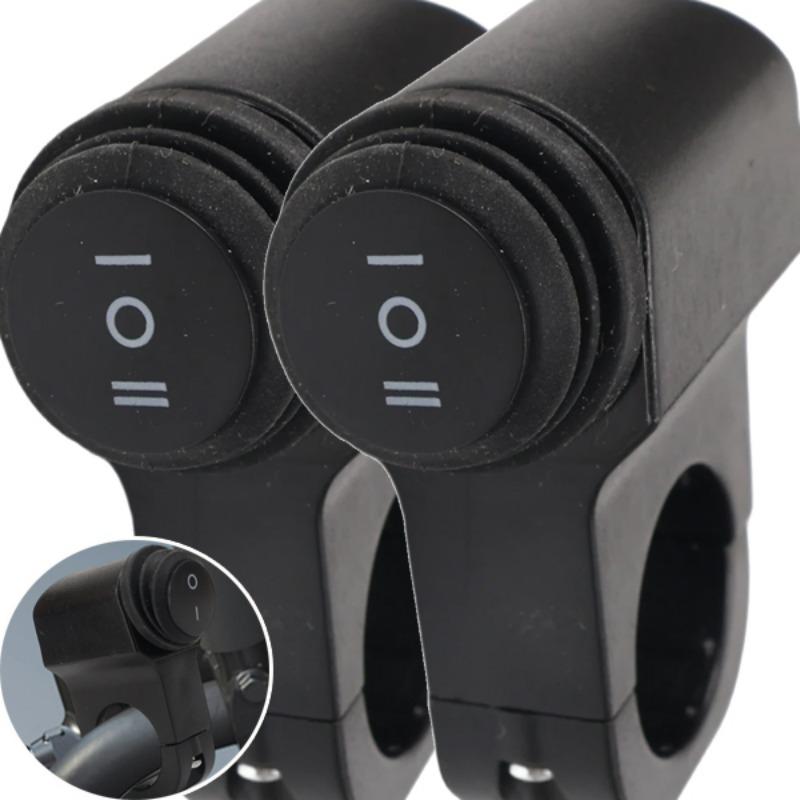 Motorcycle Handlebar Switch Headlights Controls Motorcycle Parts Black Switch Spotlights Motorcycle Electronics Accessories