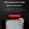 ZhiNaShi Rechargeable PC Hardshell Luggage with Silver Aluminum Frame