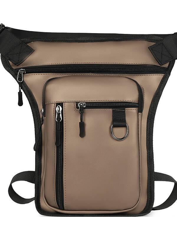 Herren Multifunktionale Wasserdichte Umhänge-Bein-Tasche für Freizeit, Sport und Radfahren