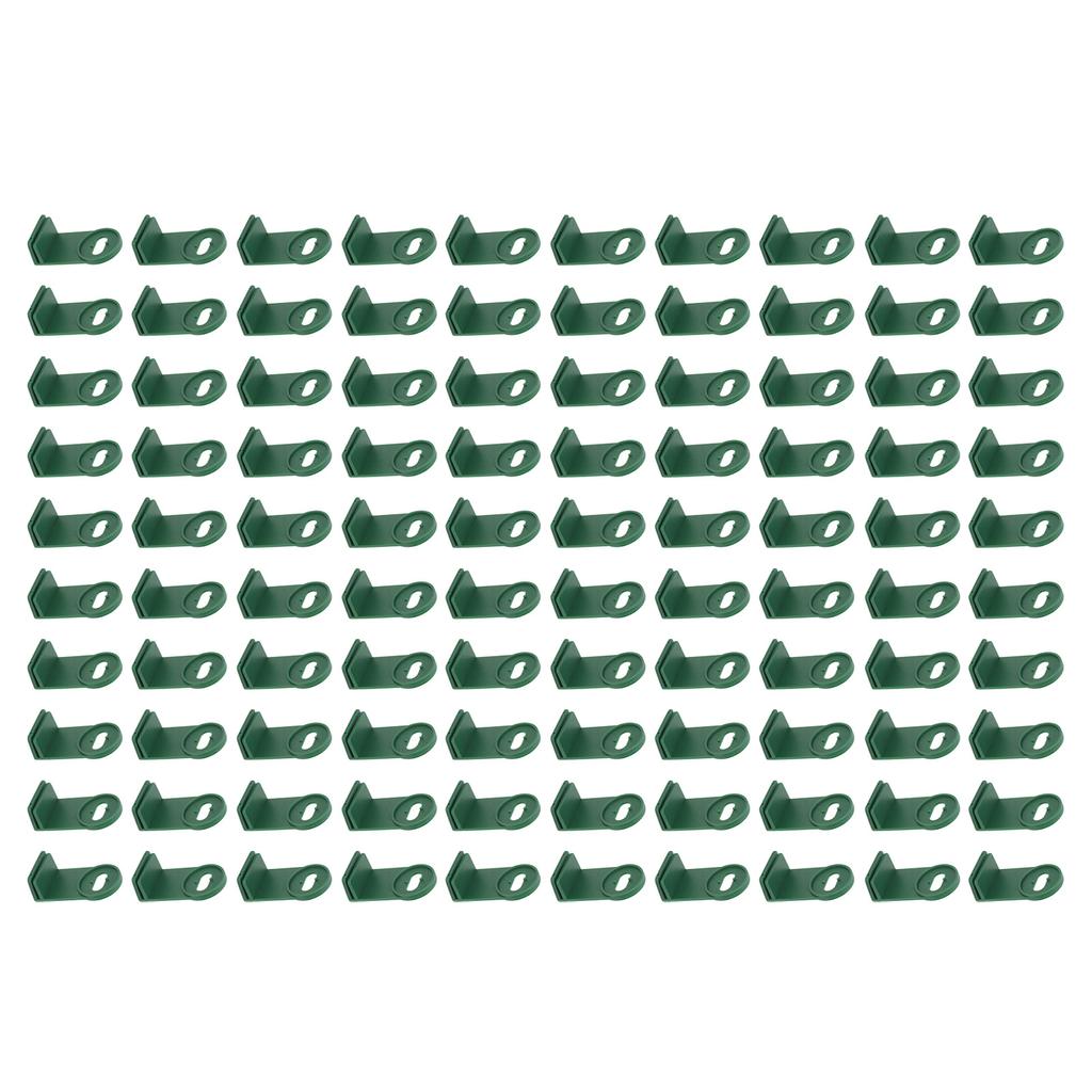 100PCS Plastic Greenhouse Twist Clips Shading Fixing Clips Extenders Clips Greenhouse Insulation Fasteners Plant Hangers