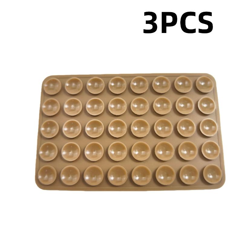 1/3Pcs Mobile Phone Silicone Sucker Pad Double Sided 40 Suction Cup Phone Holder Detachable Anti-slip Fixture