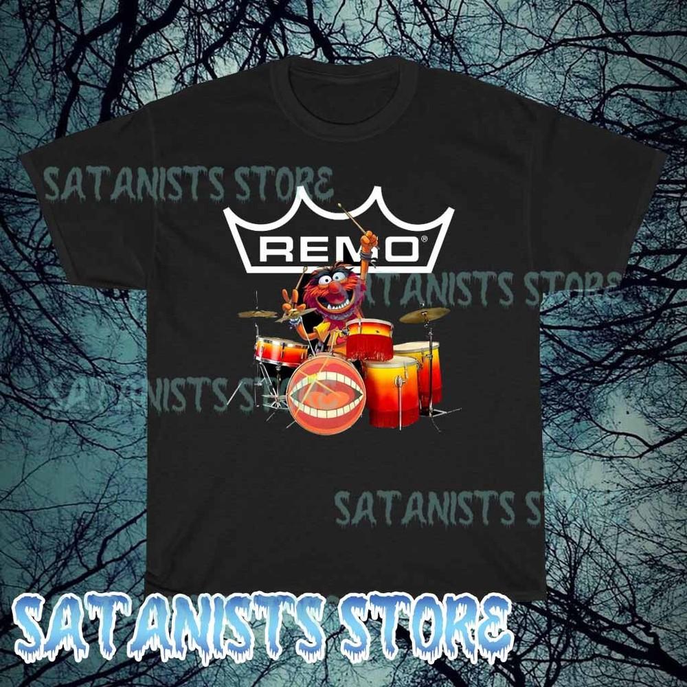 

New REMO Drums Equipment Logo Men s T-shirt funny size S to 5XL S