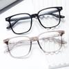 Ultralight TR Square Frame Glasses with Anti-Blue Light, Large Prescription-Ready