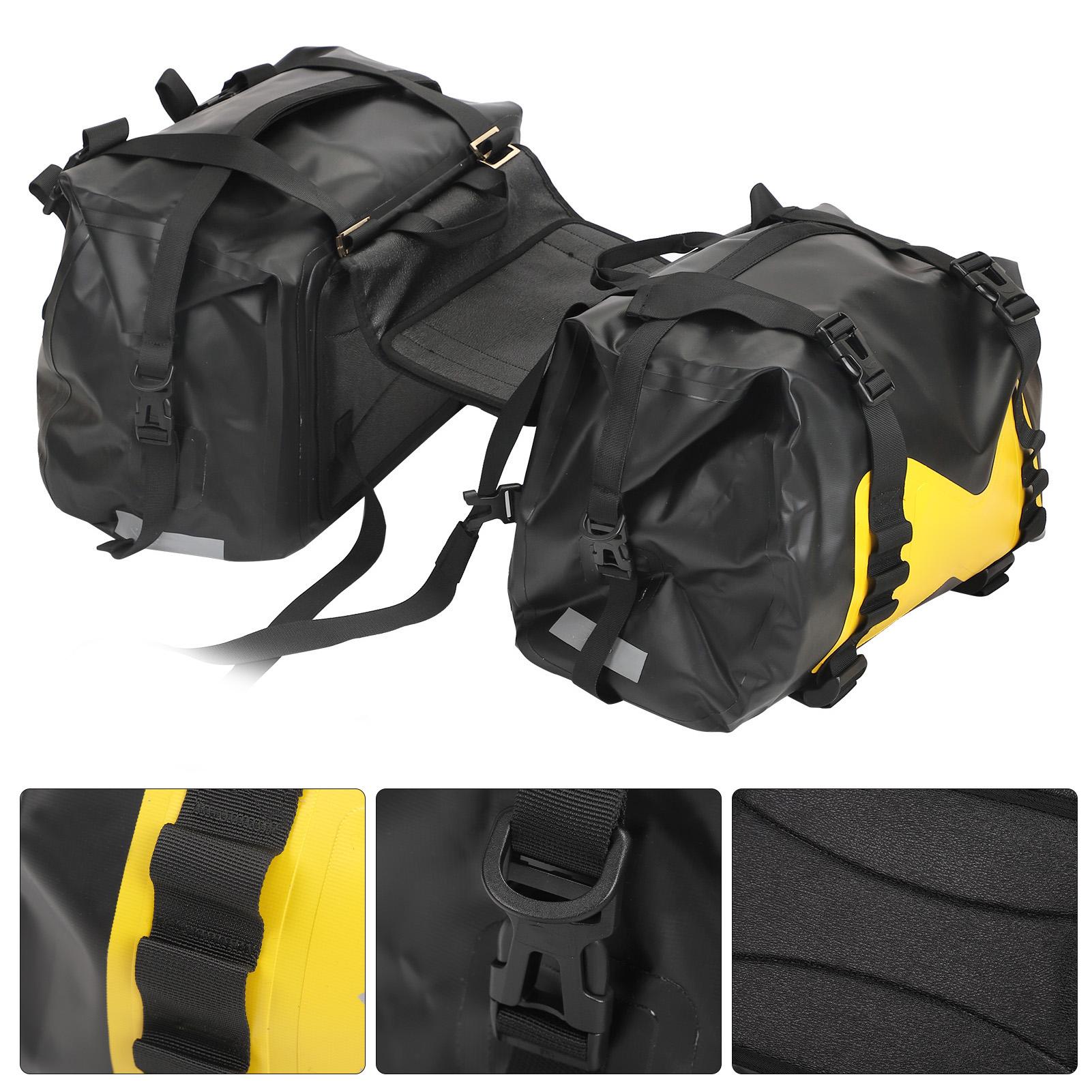 25L Waterproof Motorcycle Riding Saddle Bag Large Capacity Detachable Motorcycle Side Bag