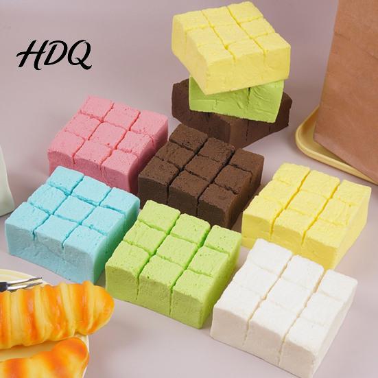 Sensory Fidget Toy Stress Relief Food Squeeze Toy, Slow Rebound Rising Decompression Tool Simulated Pinch for Home Office Relaxation