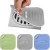 3 Pack Silicone Shower Drain Cover Tub Stopper, Universal Odor-Sealing Mat for Shower, Bathroom, Kitchen, Laundry Floor, 5.9x5.9-Inch