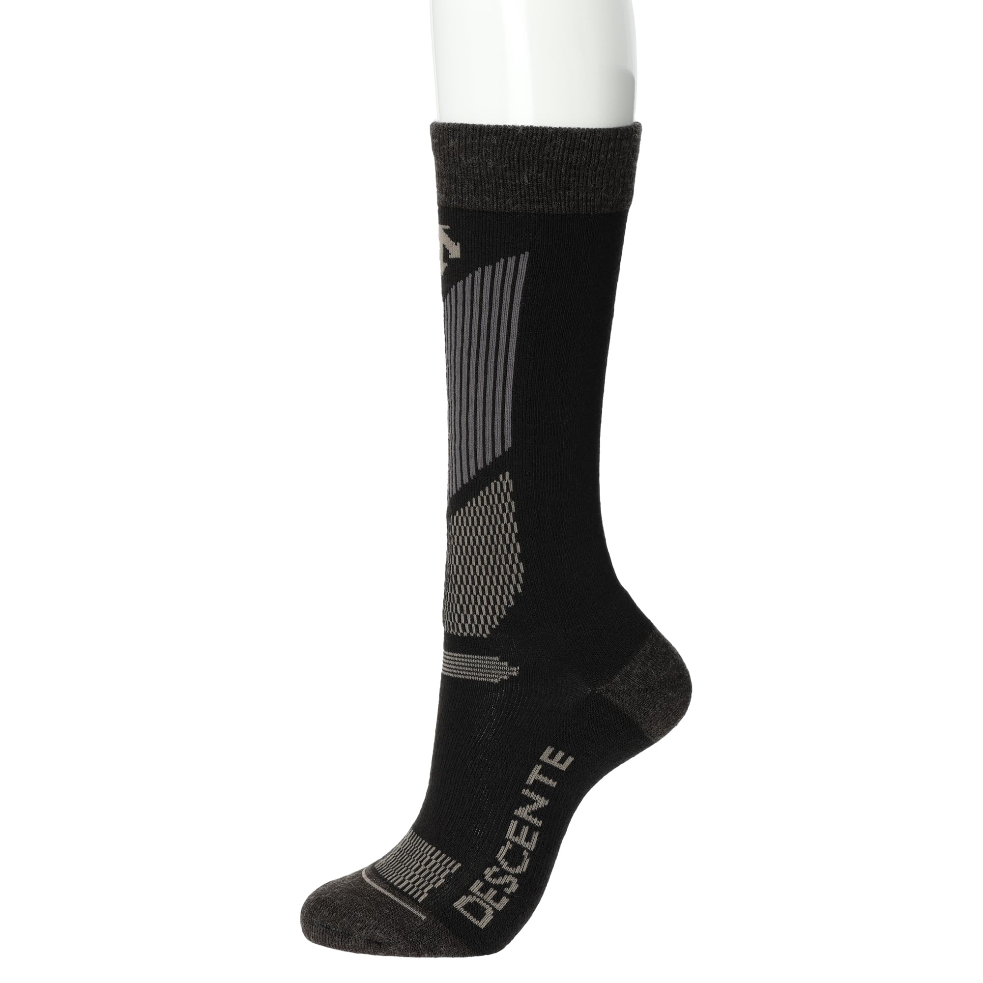

DESCENTE Junior Far Silver Ion Socks for Juniors and Black Socks, Antibacterial, Deodorizing, Warm, Infrared, (Ag+) Kids,