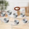 3 Tiers Acrylic Display Risers Storage Stand for Perfume Cupcake Figures and Desserts Home Decoration Organizer