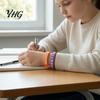 Flexible Silicone Bracelets for Kids 6 Pcs Welcome Back To School Bracelets, First Day of Skin Friendly Daily Wear Wristbands Students, Prize