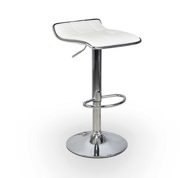 VIA White Eco Adjustable Stool