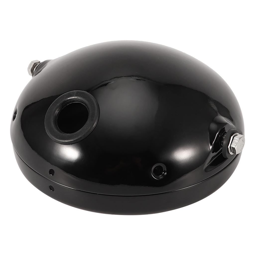 7 Inch Iron Motorcycle Modification LED Headlight Head Lamp Housing Cover(Black)