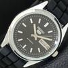 AUTOMATIC VINTAGE SEIKO 5 REFURBISHED JAPAN MENS BLACK DIAL WATCH A440608-9 Sk-a440608-1