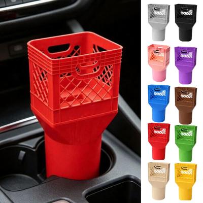Square Cup Holder Expander for Car Milk Crate Cup Holder Anti-Slip