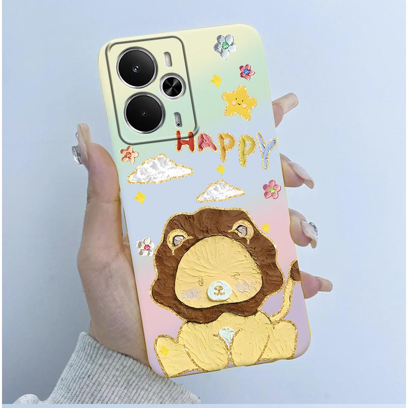 For Realme 14 5G Case RMX5075 Hot Cute Cartoon Panda Cover Soft Silicone Phone Case For Realme 14T Realme14 T 5G Back Cover Bags