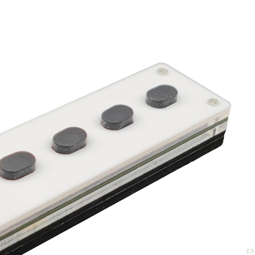 Mini 5 Keys Programmable Keypad Acrylic Shell Cordless Gaming Keyboard for Production Line Testing