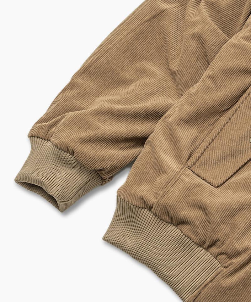 Underoff Corduroy Sherpa Blouson Jacket Beige