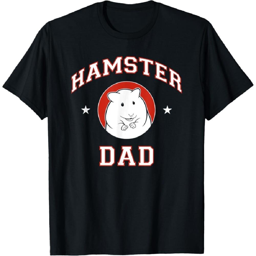 Футболка  Папа хомяка XXXXXL чёрный