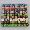 16mm Rounded Corner Dice 10pcs Mixing Colors Game Dice for Table Game Math Teching