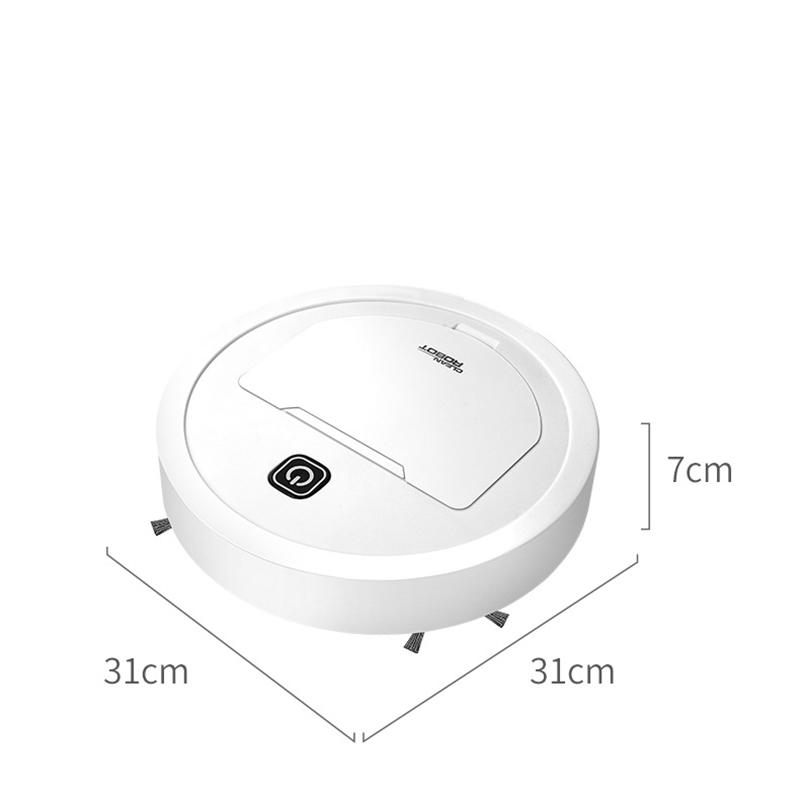 Robotic Vacuum Cleaner Automatic Sweeping Robot Mopping Machine For Pet Hair, Carpets, Hard Floors Powerful Suction