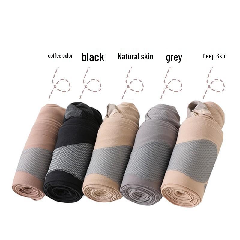 

Весенне-осенние колготки телесного цвета из бархата с дополнительной поддержкой и черным ананасовым узором Black