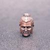 Shakyamuni Buddha Head Brass Lanyard Pendants Buddhism Paracord Beads Charms EDC DIY Umbrella Rope Bracelets Accessories Jewelry