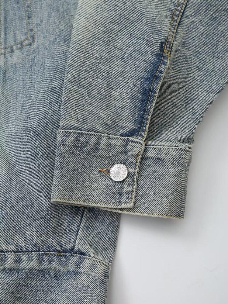 New Autumn Women's Casual Loose Denim Jacket - European & American Street Fashion