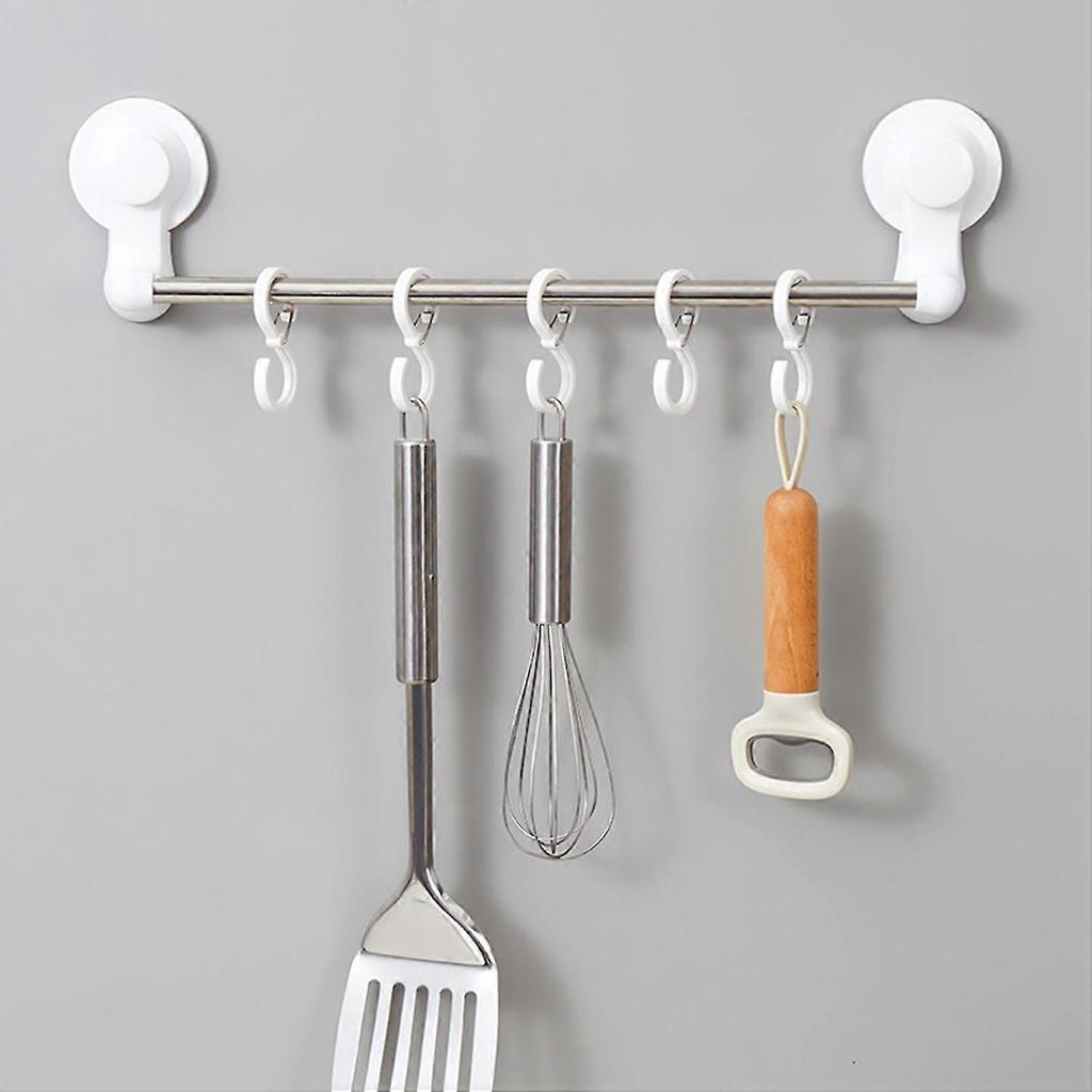 8Pcs Reusable Hook Widely Use Plastic S Shape Portable Wardrobe Hanger for Daily Use