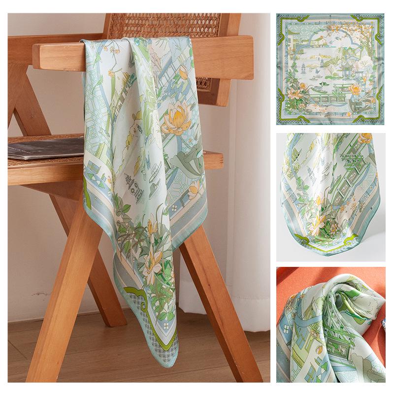 

Autumn High-End Mulberry Silk Scarf - Luxury Mother s Day Neck Accessory for Women 53x53cm