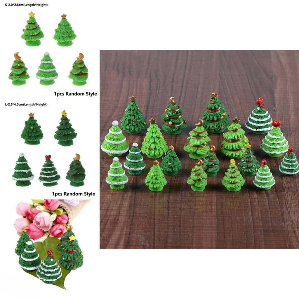 Charmantes Mini-Weihnachtsbaumornament für einzigartige Mikro-Landschaftsdekoration