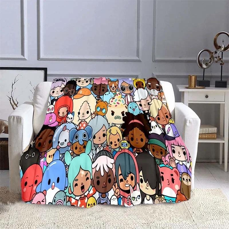 Toca Bocas Coperta Plaid Coperta per Bambini Cartone Animato Gioco Coperta in Pile Morbida Copertura Calda Coperte per Letti Divano Viaggio