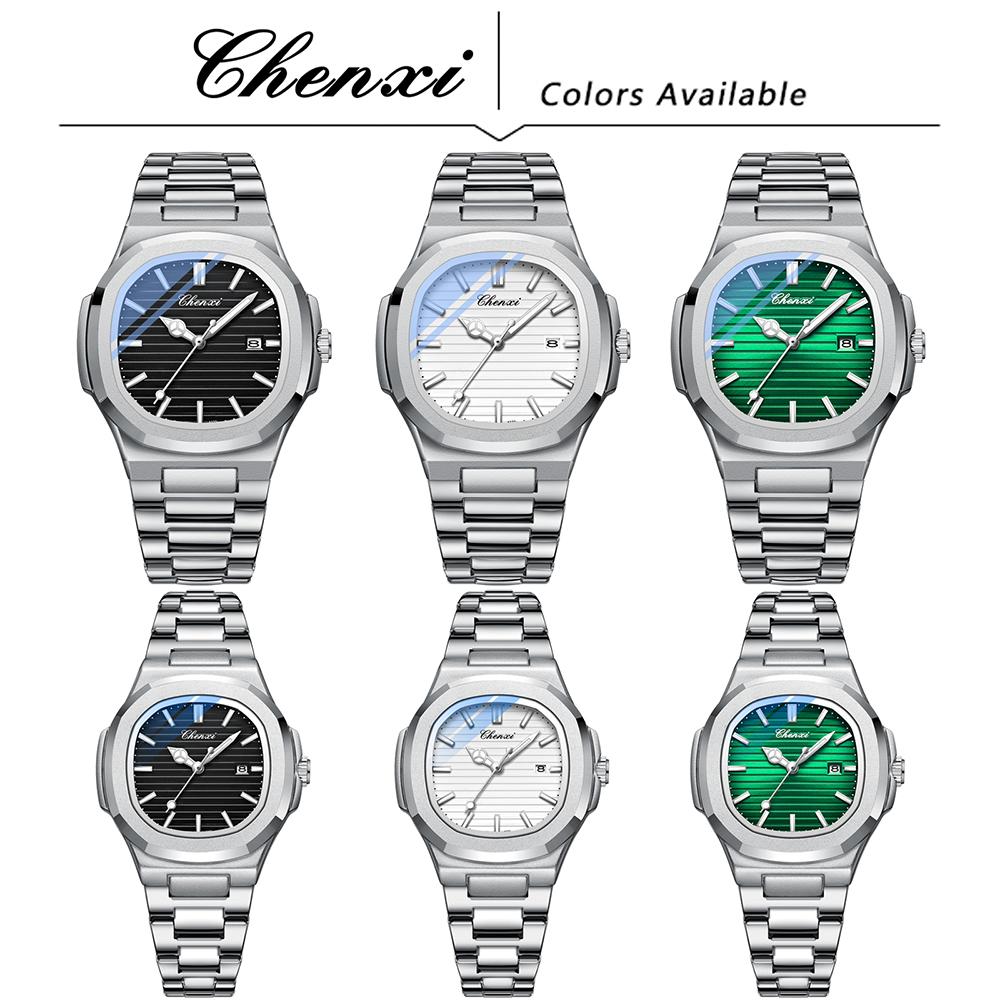 Fashion Couple Watches Men and Women Business Luxury Stainless Steel Quartz Wristwatch Waterproof Luminous Couple Watch Pair Set