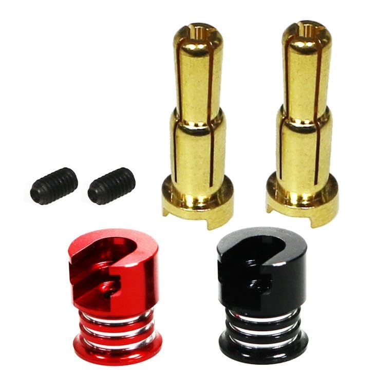 

European connector with step heatsink cap 4&5mm (male x2)