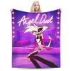 Cartoon Hazbins Hotels Angel Dusts Blanket Fleece Print Portable Super Soft Throw Blankets for Sofa Couch Rug Piece