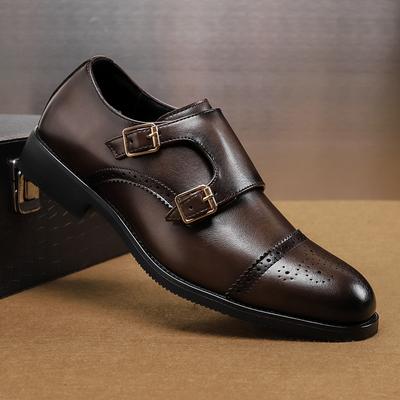 2024 Neue Herren Formell Italienische Marke Business Schuhe Herren Brogue Schuhe Oxford Leder Friseur Hochzeitskleid Elegante Schuhe für Herren