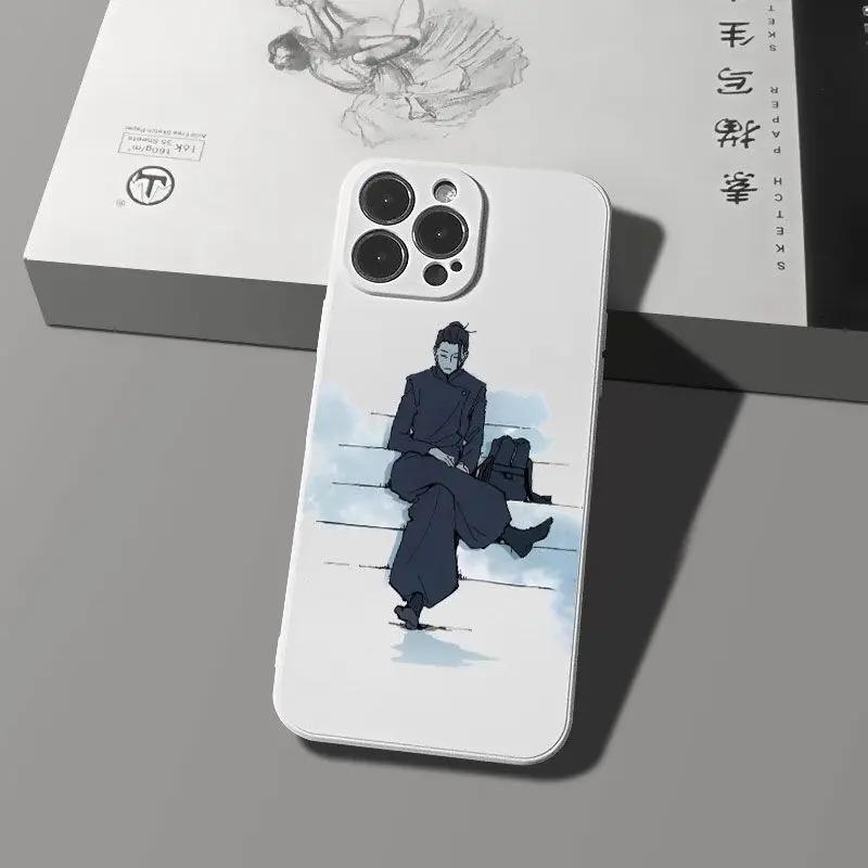 Anime Jujutsu Kaisen Phone Case For Samsung A12 A13 A14 A15 A16 A22 A32 A33 A52 A53 A54 A55 A56 A71 A72 A73 4G 5G Satoru Gojo