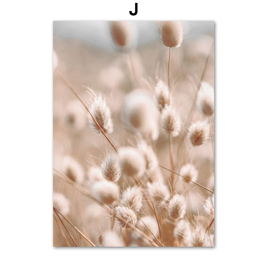 Beige Reed Orchid Bike Landscape Posters And Prints Canvas Painting Wall Art Pictures For Living Room Home Decor Aesthetic