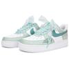Nike Air Force 1 Slip Resistant, Abrasion Resistant, Lightweight Low top Skateboard Shoes Women's White Green DD8959-100(Team18-AF1)