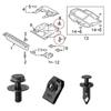 Pack of 35 Auto Fastener Assortment Car Screw Fasteners Door Trim & Body Panel Screw Set Car Fenders Screw for Car Body
