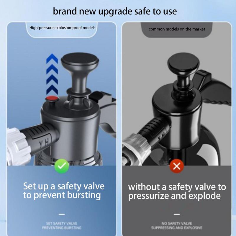 Pulverizator cu spumă de spălat auto Accesoriu pentru spălat cu presiune cu mâner ergonomic pentru detalierea mașinilor tun cu spumă curățare automată a geamurilor