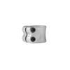 Collier de serrage - NORTH - Profile HIC - Matte Silver - Aluminium 6061-T6 - Compatible HIC/IHC