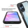 2 in 1 Hybrid Armor Shockproof Phone Case For OPPO A78 5G CPH2483 CPH2495 TPU Plastic Frame Transparent Acrylic Cover Fundas