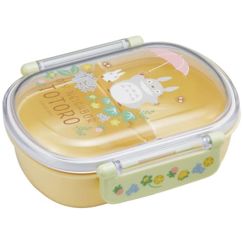 Skater Children's Antibacterial Lunch Box, Fluffy, 360ml, Totoro, Sanpomichi Design, Made in Japan, QAF2BAAG-A