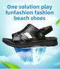Lässige Strandsandalen aus Leder für Herren: Neue bequeme Outdoor-Schuhe aus echtem Leder mit doppeltem Verwendungszweck